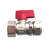 Ferrule ball valve