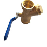 Filter ball valve